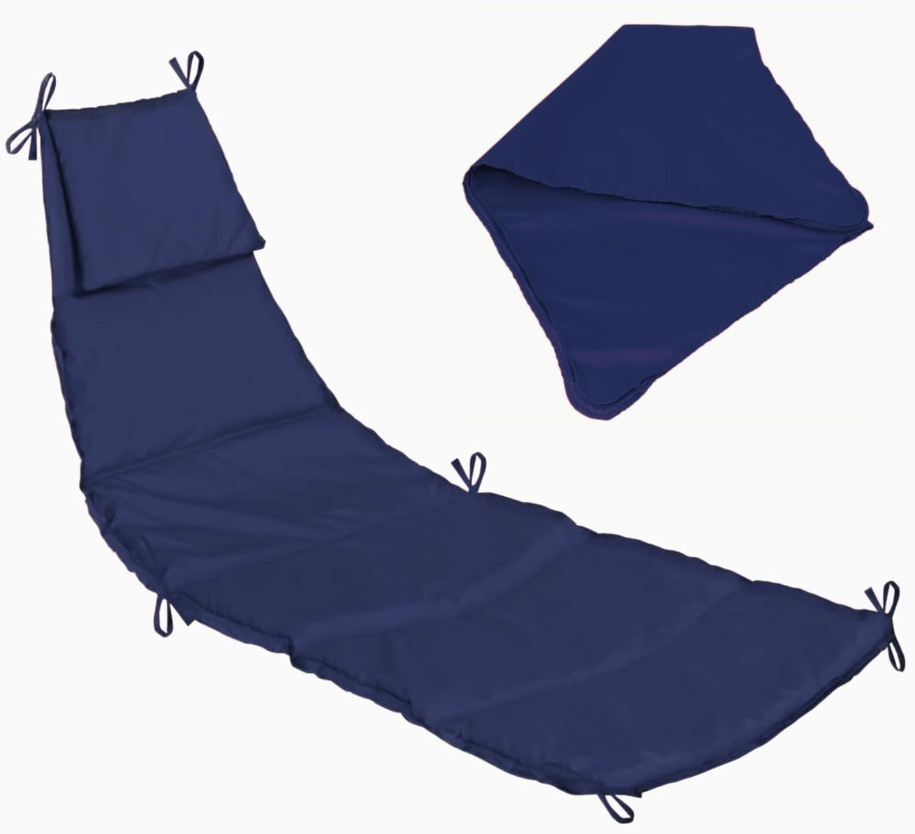 Outdoor Swing Chaise Lounge Replacement Cushion and Canopy,for Patio Furniture Hanging Hammock Chair Pad, Sun Resistant Breathable Waterproof