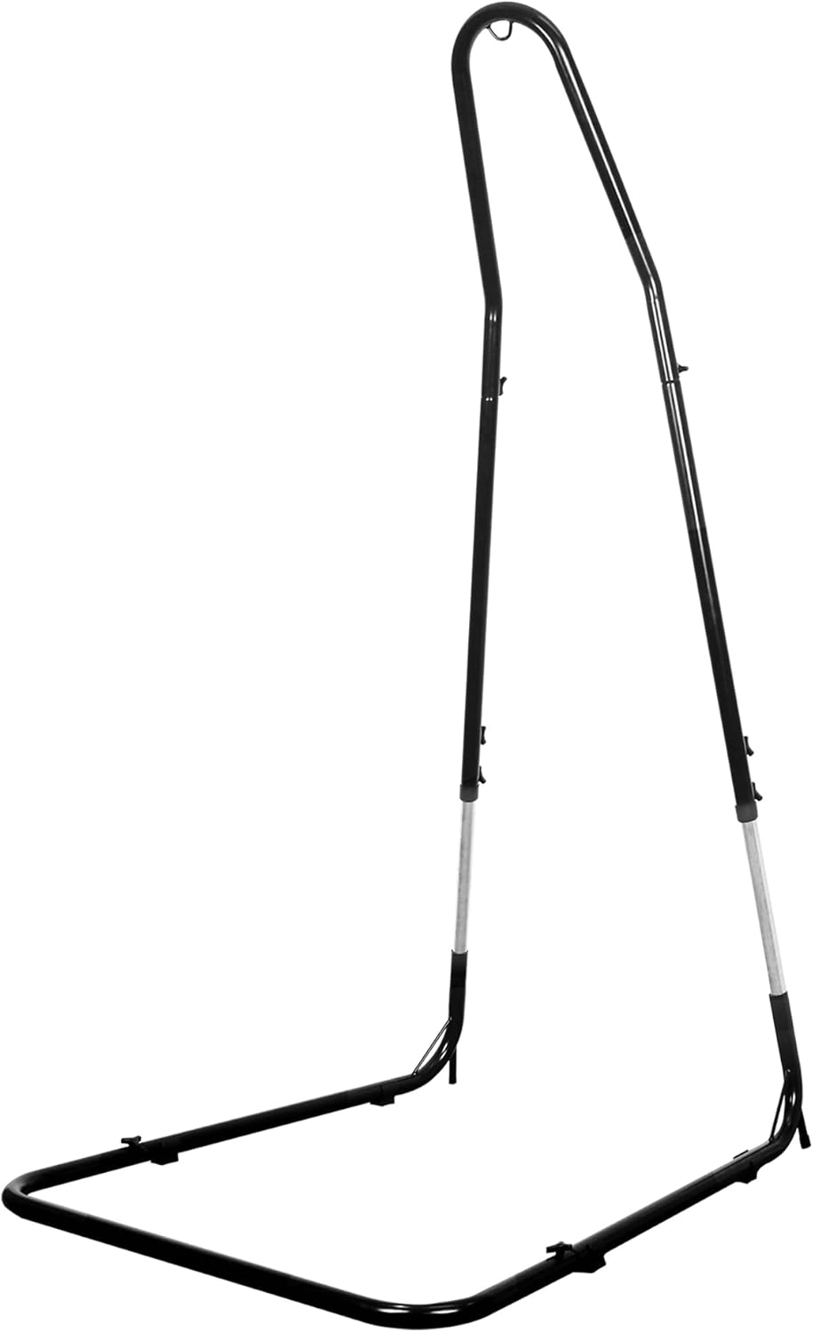 Upgraded Caribbean Hammock Chair with Detachable Metal Bar, Large Hammock Swing Chair, XL Rope Hanging Chair for Outdoor Indoor, 330 LBS Weight Capacity, SaddleBrown