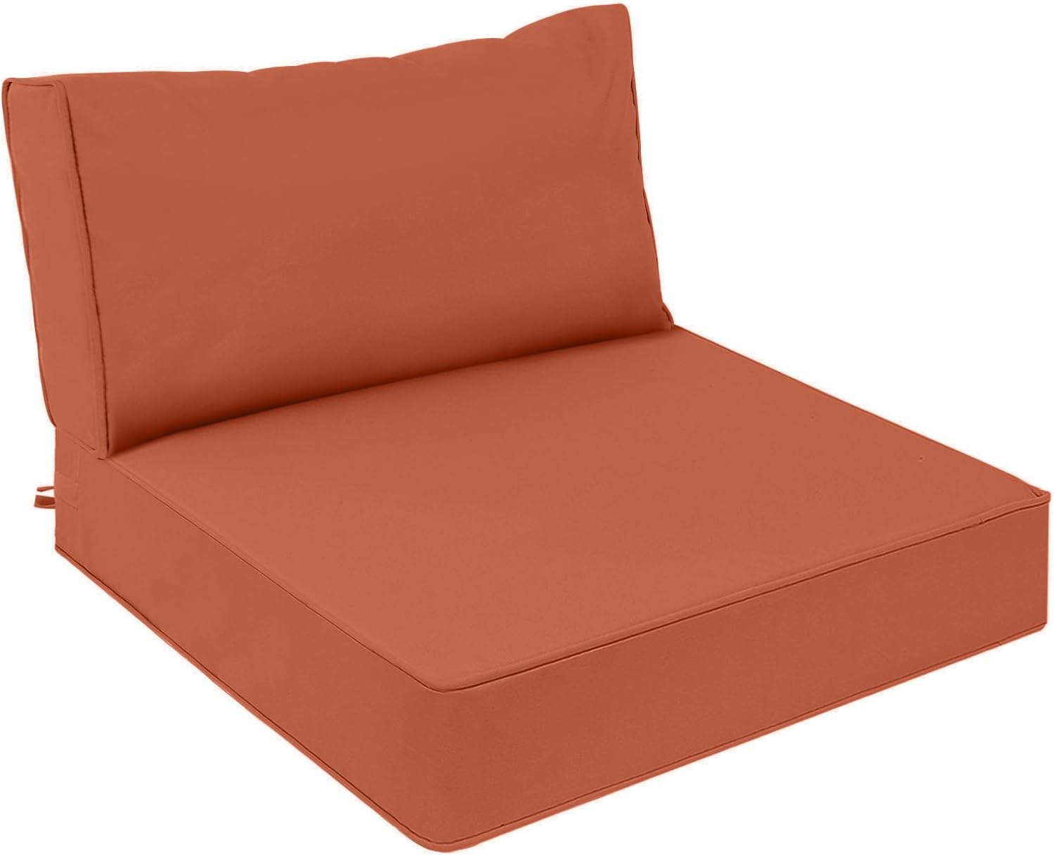 AAAAAcessories Outdoor Deep Seat Cushions, Waterproof, Fade-Resistant Patio Furniture Replacement Cushions, 24" x 24" x 5" + 24" x 13.5", Khaki Beige