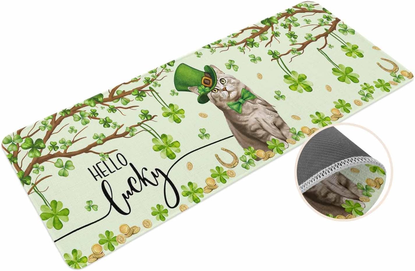 Coastal Beach Kitchen Mat for Floor Nautical Ocean Seashell Coral Starfish Kitchen Runner Rug Set of 2,Non Slip, Lake Blue Summer Anti Fatigue Comfort Standing Mat Kitchen,Sink,Laundry Room,Hallway