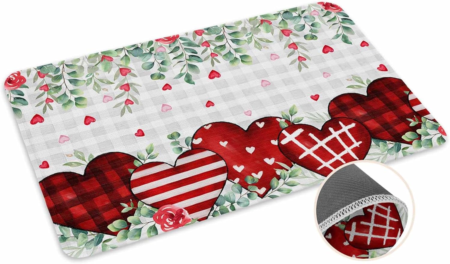 Coastal Beach Kitchen Mat for Floor Nautical Ocean Seashell Coral Starfish Kitchen Runner Rug Set of 2,Non Slip, Lake Blue Summer Anti Fatigue Comfort Standing Mat Kitchen,Sink,Laundry Room,Hallway