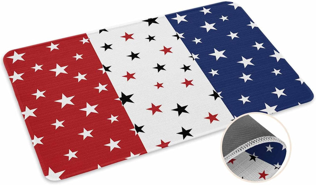 Coastal Beach Kitchen Mat for Floor Nautical Ocean Seashell Coral Starfish Kitchen Runner Rug Set of 2,Non Slip, Lake Blue Summer Anti Fatigue Comfort Standing Mat Kitchen,Sink,Laundry Room,Hallway