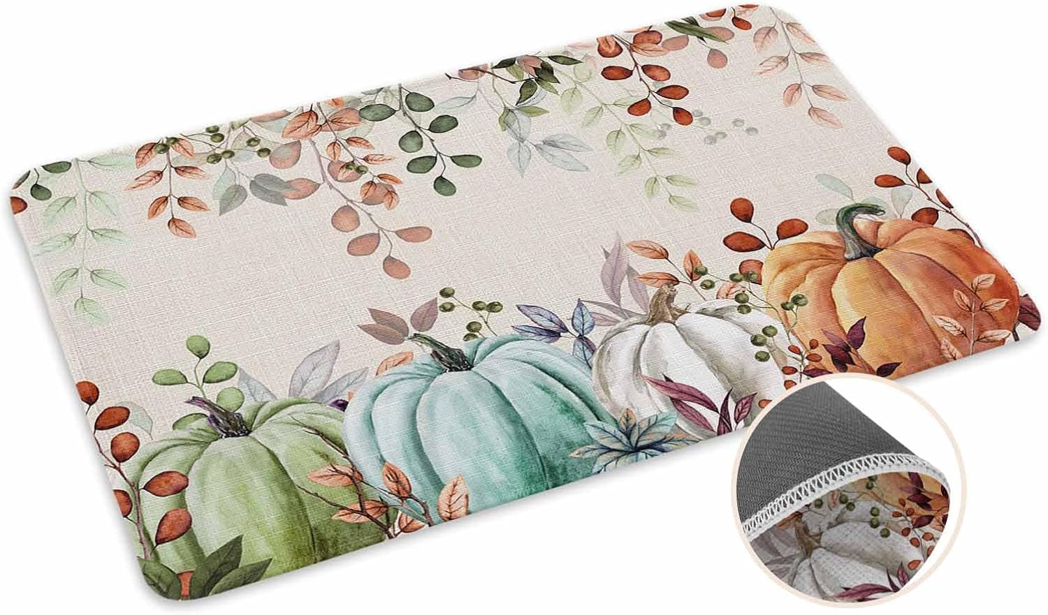 Coastal Beach Kitchen Mat for Floor Nautical Ocean Seashell Coral Starfish Kitchen Runner Rug Set of 2,Non Slip, Lake Blue Summer Anti Fatigue Comfort Standing Mat Kitchen,Sink,Laundry Room,Hallway