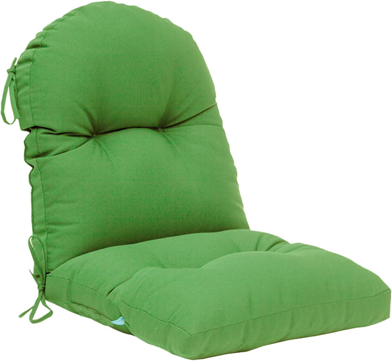 QILLOWAY Indoor Outdoor Seat Back Chair Pads Tufted Cushion, Spring/Summer Seasonal Replacement Cushions. (1Count, Grey)