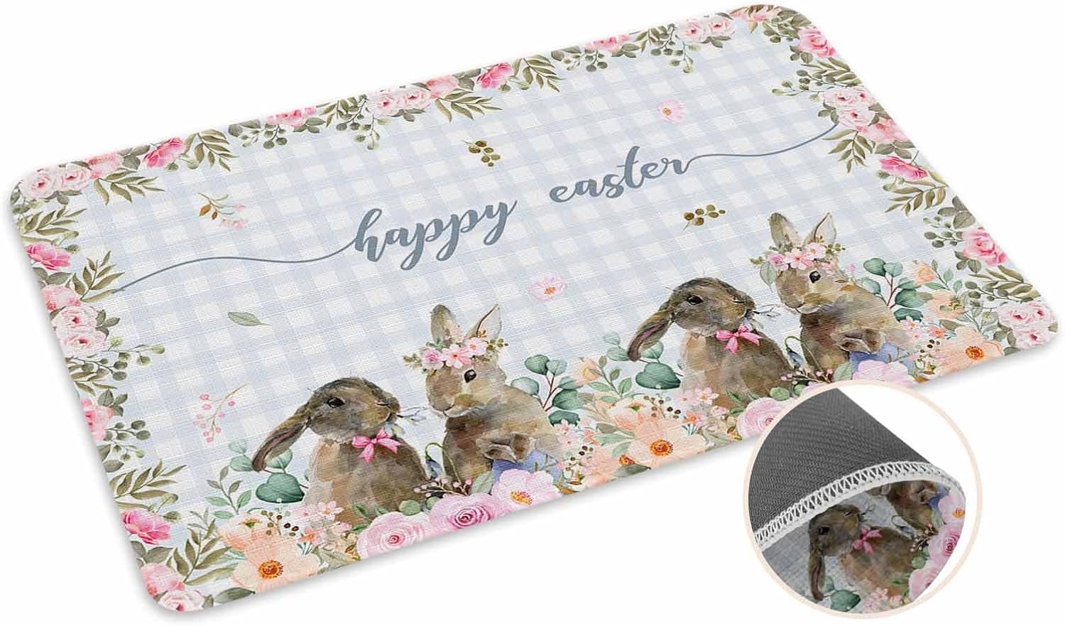 Coastal Beach Kitchen Mat for Floor Nautical Ocean Seashell Coral Starfish Kitchen Runner Rug Set of 2,Non Slip, Lake Blue Summer Anti Fatigue Comfort Standing Mat Kitchen,Sink,Laundry Room,Hallway