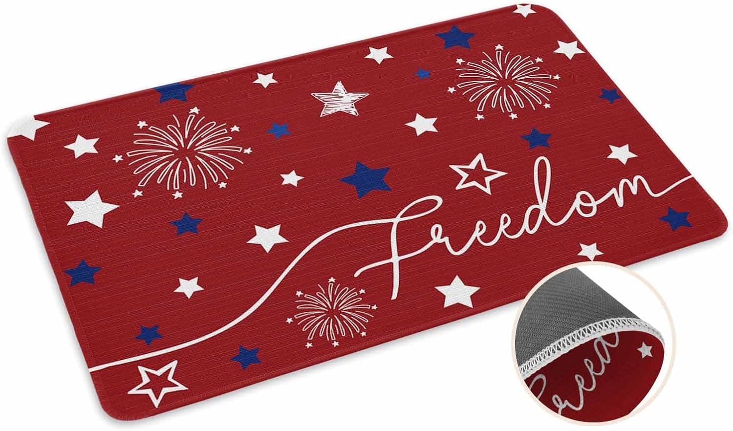 Coastal Beach Kitchen Mat for Floor Nautical Ocean Seashell Coral Starfish Kitchen Runner Rug Set of 2,Non Slip, Lake Blue Summer Anti Fatigue Comfort Standing Mat Kitchen,Sink,Laundry Room,Hallway