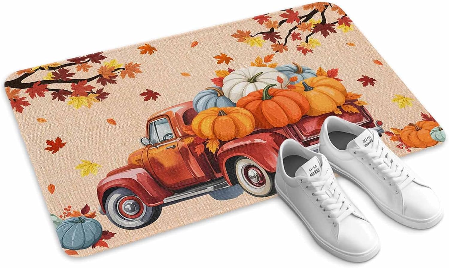 Coastal Beach Kitchen Mat for Floor Nautical Ocean Seashell Coral Starfish Kitchen Runner Rug Set of 2,Non Slip, Lake Blue Summer Anti Fatigue Comfort Standing Mat Kitchen,Sink,Laundry Room,Hallway